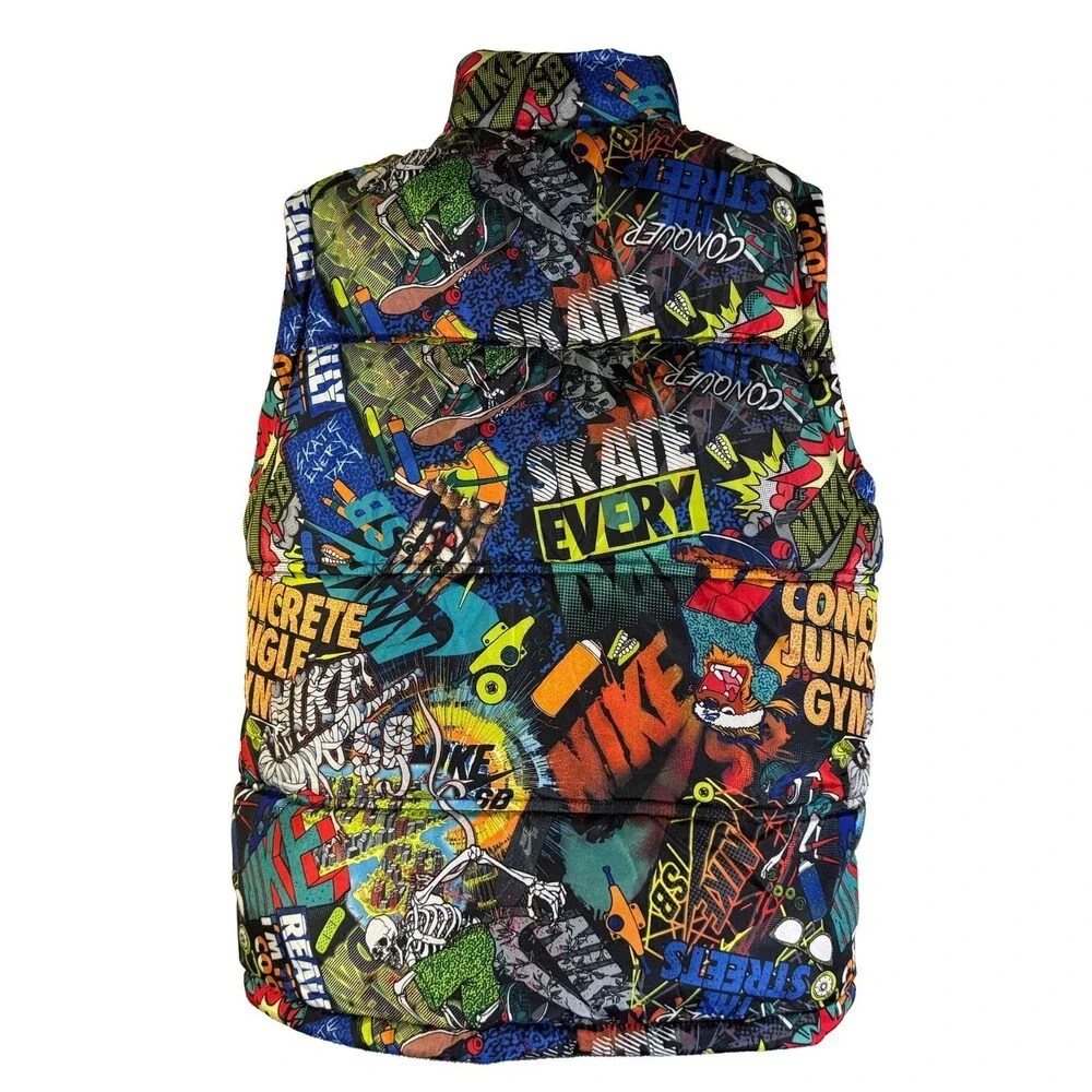 Nike SB‎ Comic Reversible Fleece Vest Kids (SEE MEASUREMENTS IN DESCRIPTION)